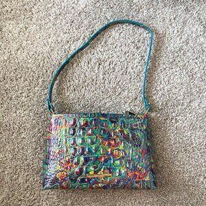 NWT - Brahmin Lorelei Leather Shoulder Bag - Blue Ammolite Melbourne